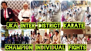 JKA INTER DISTRICT KARATE CHAMPIONSHIP INDIVIDUAL FIGHTS @aikaampakistani9944