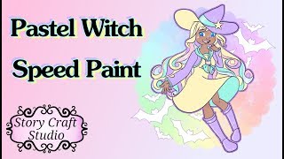 Pastel Witch speed paint