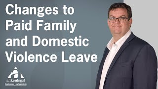 Paid Family and Domestic Violence Leave