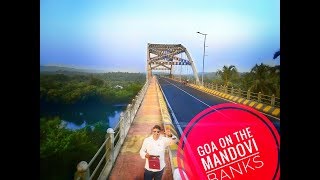 GOA 's Beautiful cause way from Panjim to Old Goa.