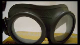 Pirelli Modello 356 Occiali Antigas Gas Goggles