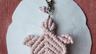 Macrame Sea Turtle Keychain🐚 #shorts #macrame