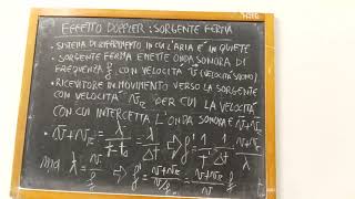 Effetto Doppler: analisi del caso con sorgente ferma e ricevitore in movimento