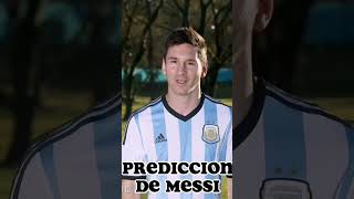 Messi Predijo en el 2016 que iba a salir campeon del mundo futbol