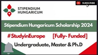 Fully Funded Scholarships in Hungary 2024 || No IELTS or Tofel required || Complete Details