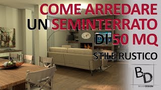 COME ARREDARE un SEMINTERRATO di 50 MQ | Belula Design