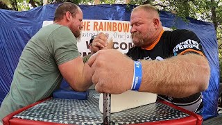 Open 232 and Supers Right Arm Armwrestling Matches | Rumble at the Rainbow 4