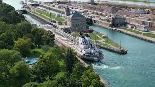 Robert S. Pierson passing thru the Soo locks