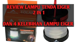 Review Lampu Camping Terbagus dari Eiger