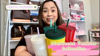 How I organize my STARBUCKS TUMBLERS 💕🥤