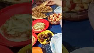 iftar table🍕Ramadan 2024#ram#ramzan#pizza#iftar2024#cooking#shorts#sarapositivelife #viral