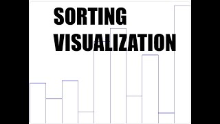 Demonstration of Sorting Visualization | Making a Sorting Visualization, Ep 1