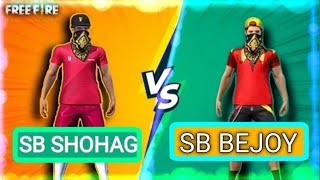 SB SHOHAG VS SB BEJOY 1VS1 Imposible 😎😎 free fire solo vs Solo game pelae free fire