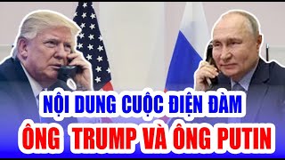 Nội dung cuộc điện đàm giữa ông Trump và Tổng thống Nga Putin