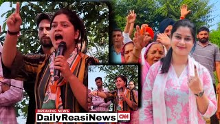 National Spokesperson person Youth Congress Neha Bhagat Campaign for Mumtaz Khan at Judda