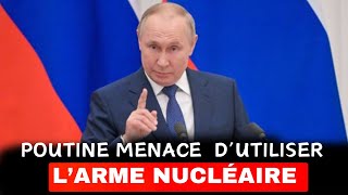 Urgent : Vladimir Poutine fait une grande menace aux occidentaux