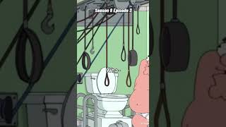 Joe's bathroom reveal (family guy)