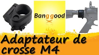 Présentation de l'adaptateur de crosse M4 SOTAC, disponible sur Banggood .