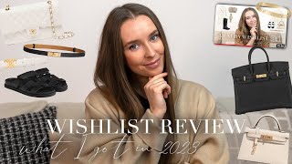 REVIEWING MY 2023 WISHLIST – WHAT I GOT FROM CHANEL, HERMÈS, TIFFANY & MORE I HAUTEATHEART