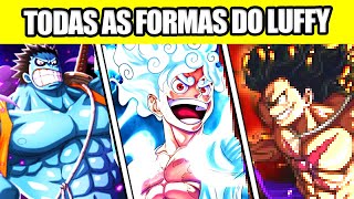 EXPLICADO! Todas as FORMAS DO LUFFY em ONE PIECE! (Gear 5 e o modo Nika)