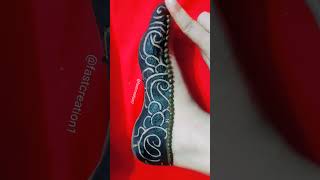 Amazing reverse leg mehndi।।beautiful foot mehndi design।।easy leg mehndi design#shorts #short