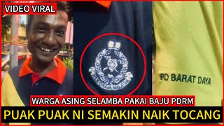 WARGA ASING SELAMBA PAKAI BAJU MILIK PDRM‼️INI KENYATAAN SEBENAR🔴