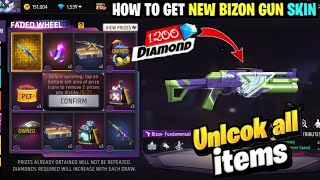 Fundamentality Bizon Gan Skin । Faded Wheel New Event Free Fire l Fundamentality Bizon | Ff7 Gaming