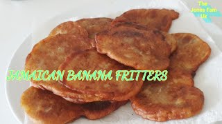 Best banana fritters 😋 HOW TO MAKE JAMAICAN BANANA FRITTERS!!