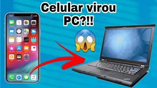 TRANSFORMEI MEU CELULAR EM PC