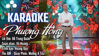 Karaoke Phượng Hồng tone nam- phối mới - Ca khúc hay về tuổi học trò