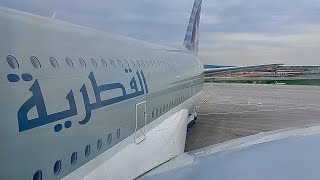 QATAR AIRWAYS A380 🇶🇦 DOHA→PARIS