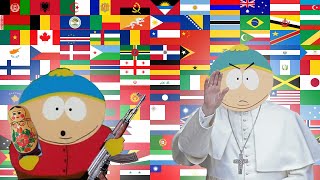 Eric Cartman in different languages meme