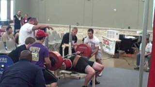 Jeff Snyder - Lonestar Open - 633.7 Bench Press