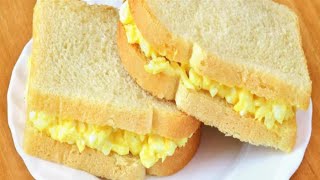 Breakfast Recipes Egg Sandwich | #indiantreasurefoodie