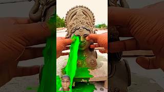 जय माता दी🙏 वैष्णो माता 💥अद्भुत कला Clay Art || Mitti Making #clayart #matarani #shortsviral