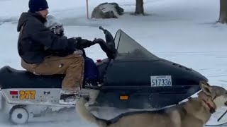 Winter fun on the skidoo’s