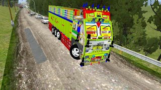 NEW TATA 3518 TRUCK LIVERY FULL MODIFY FOR BUSSID MOD KASHMIRI look