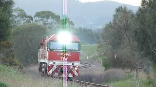 Ghan Livery NR's Heading to Murray Bridge to rescue failed Overland