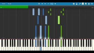 On and On - The Score PianoTutorial (Synthesia)