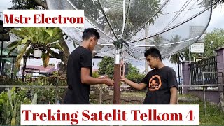 Lanjutkan Pemasangan Parabola Jaring Baru Satelit Telkom 4