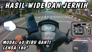 MODAL 60 RIBU GANTI LENSA BPRO 5 AE MARK 3S JADI SUPER WIDE  DAN JERNIH BANGET INI HASILNYA