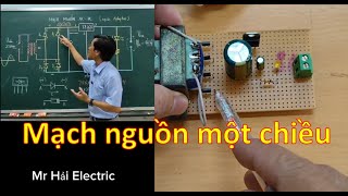 Làm mạch nguồn một chiều ổn áp bằng mạch in đa năng