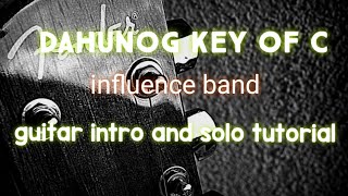 Dahunog influence band key of c guitar solo tutorial