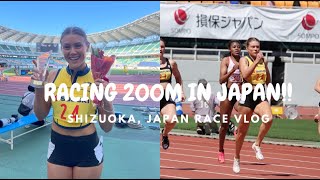 I WENT TO JAPAN TO RACE & got a PB!!! 200m RACE VLOG