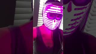 Illumina LED face mask - How to use the remote 🚥🚀📖 #shorts #face