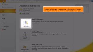 How to delete an email account in Outlook 2010