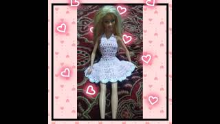 Vestido da barbie de Croche