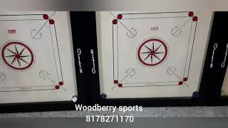 Woodberry Sports Tournament Carrom Board : 4 times rebound : Smooth Finish : Home Delivery