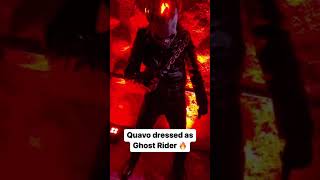 Quavo dressed up as ghost rider for Halloween 2022#shorts