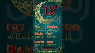 19th Ramdan 2024